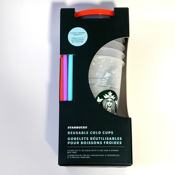 New Starbucks Summer 2021 Color Changing Confett - Picture 5 of 11